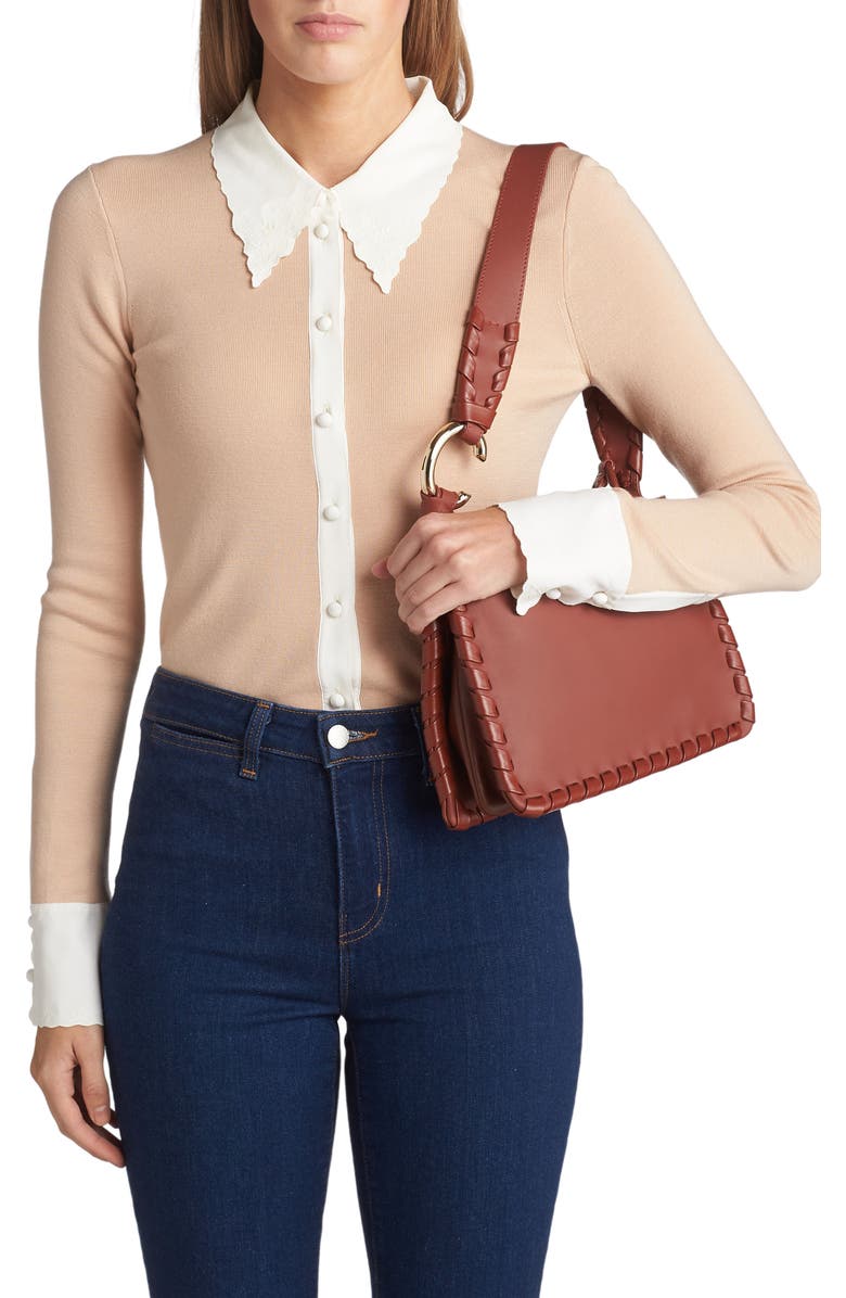 Chloé Mate Leather Shoulder Bag, Alternate, color,