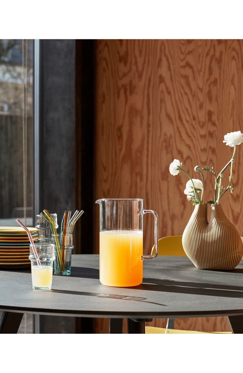 HAY Sip 6-Pack Reusable Glass Cocktail Straws, Alternate, color,