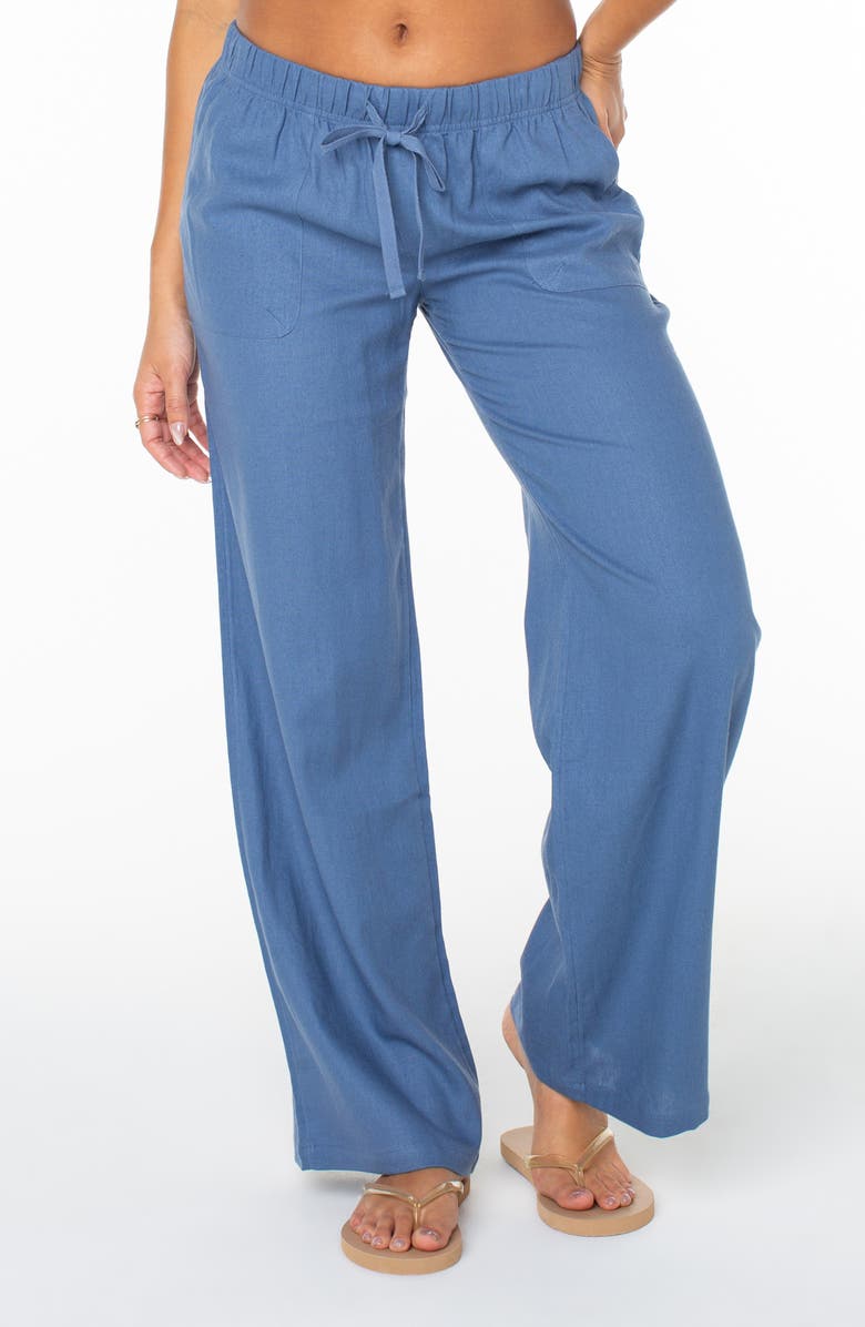 Roxy Lagoon Cover-Up Pants, Main, color, 