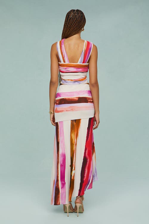 Amur Casi Printed Jersey Midi Dress