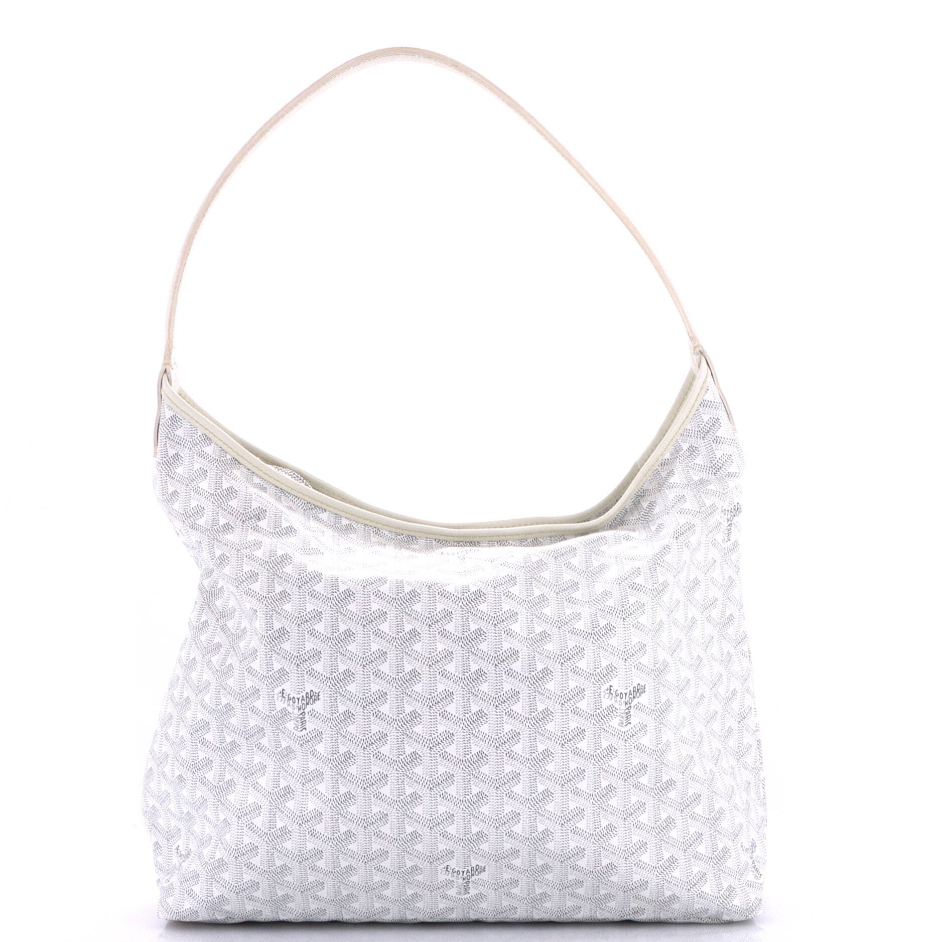 Boheme Hobo Coated Canvas, Main, color, White