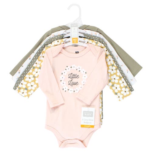 Hudson Baby Essential Long-sleeve Cotton Bodysuit Set