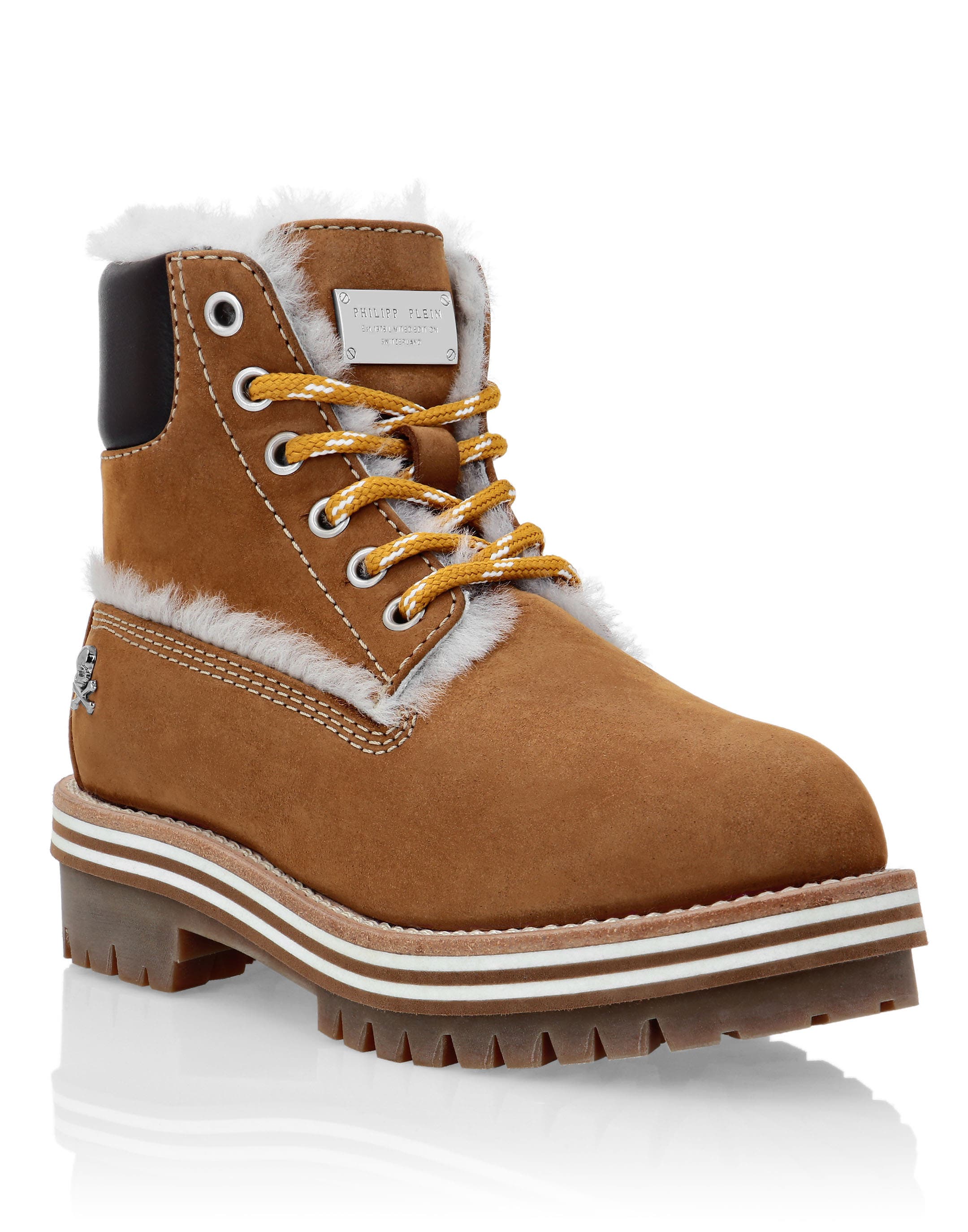 Nabuk Boots With Shearling Inside The Hunter Boy, Main, color, beige