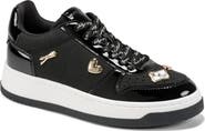 KARL LAGERFELD PARIS Channing Embellished Lace-Up Platform Sneaker