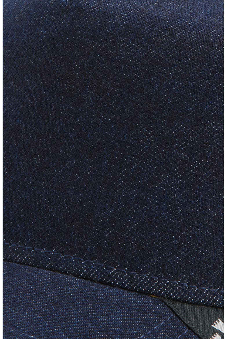 Denim Snapback Cap, Alternate, color, NAVY