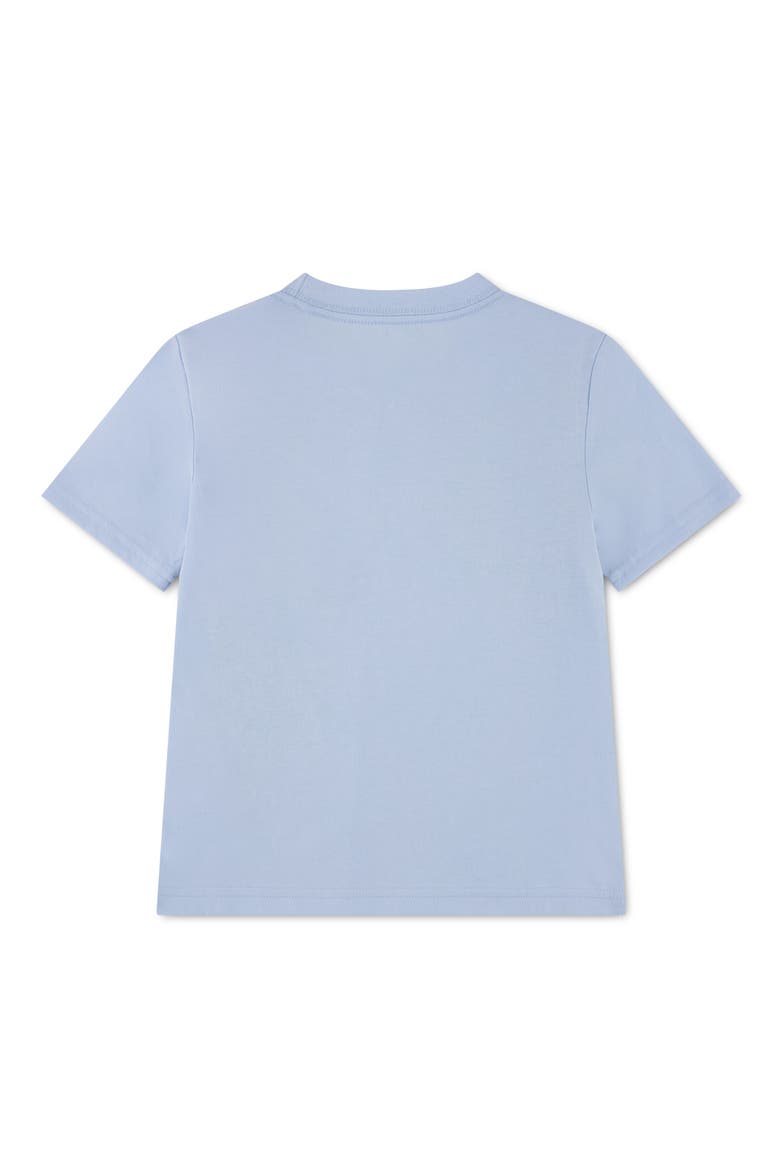 Kids' Soccer Ball Graphic Cotton Blend T-Shirt, Alternate, color, HYDROGEN BLUE