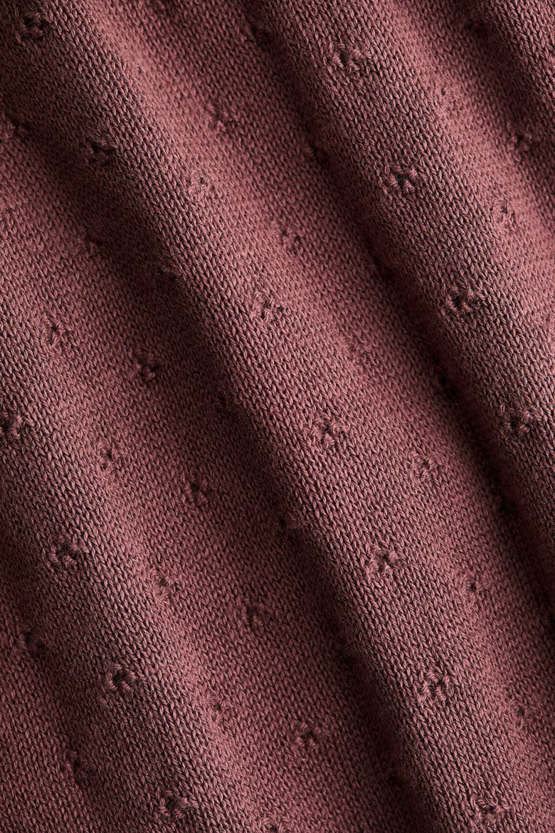 2-Piece Pointelle-Knit Set, Alternate, color, Dark dusty pink
