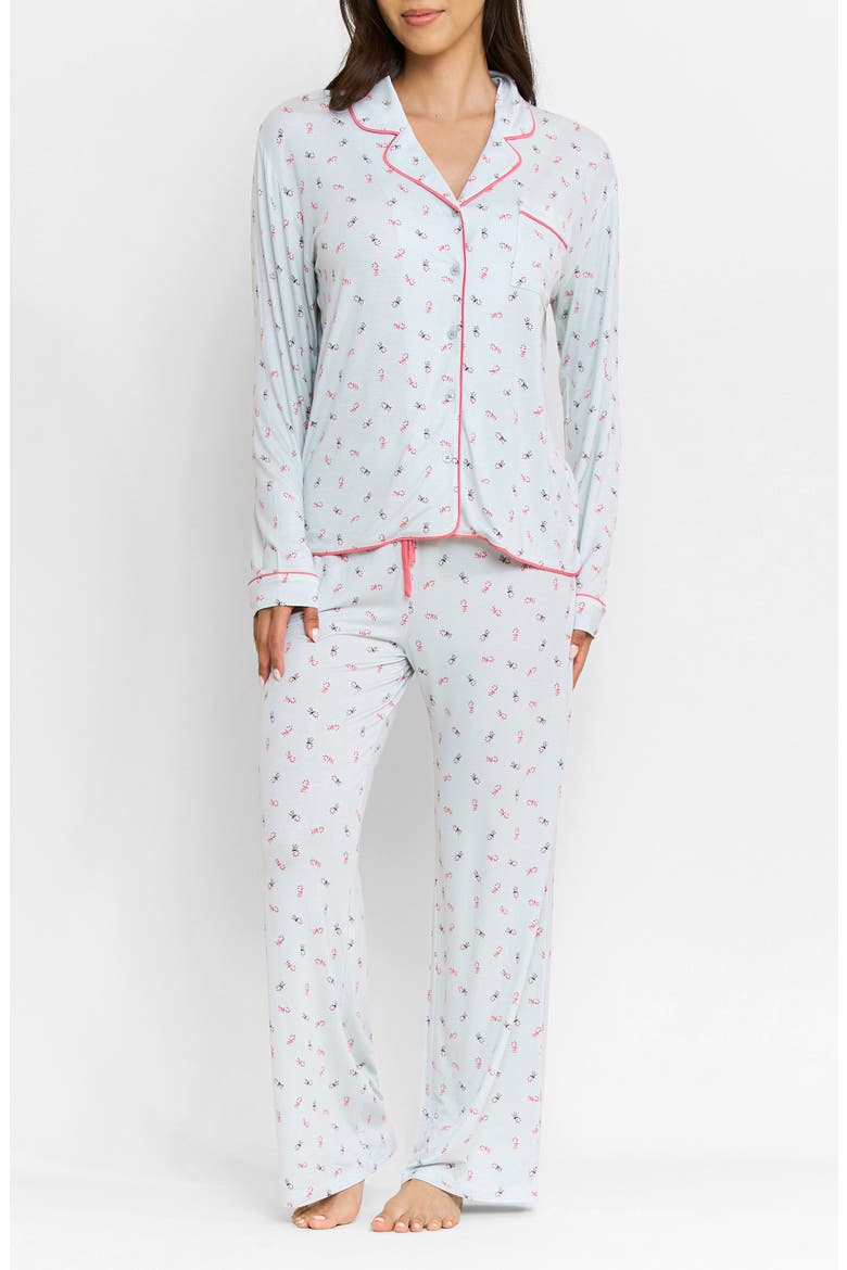 All American Pajamas, Main, color, MINT CANDY CANES