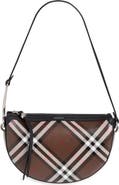 Burberry Small Bridle Coated Canvas Saddle Bag