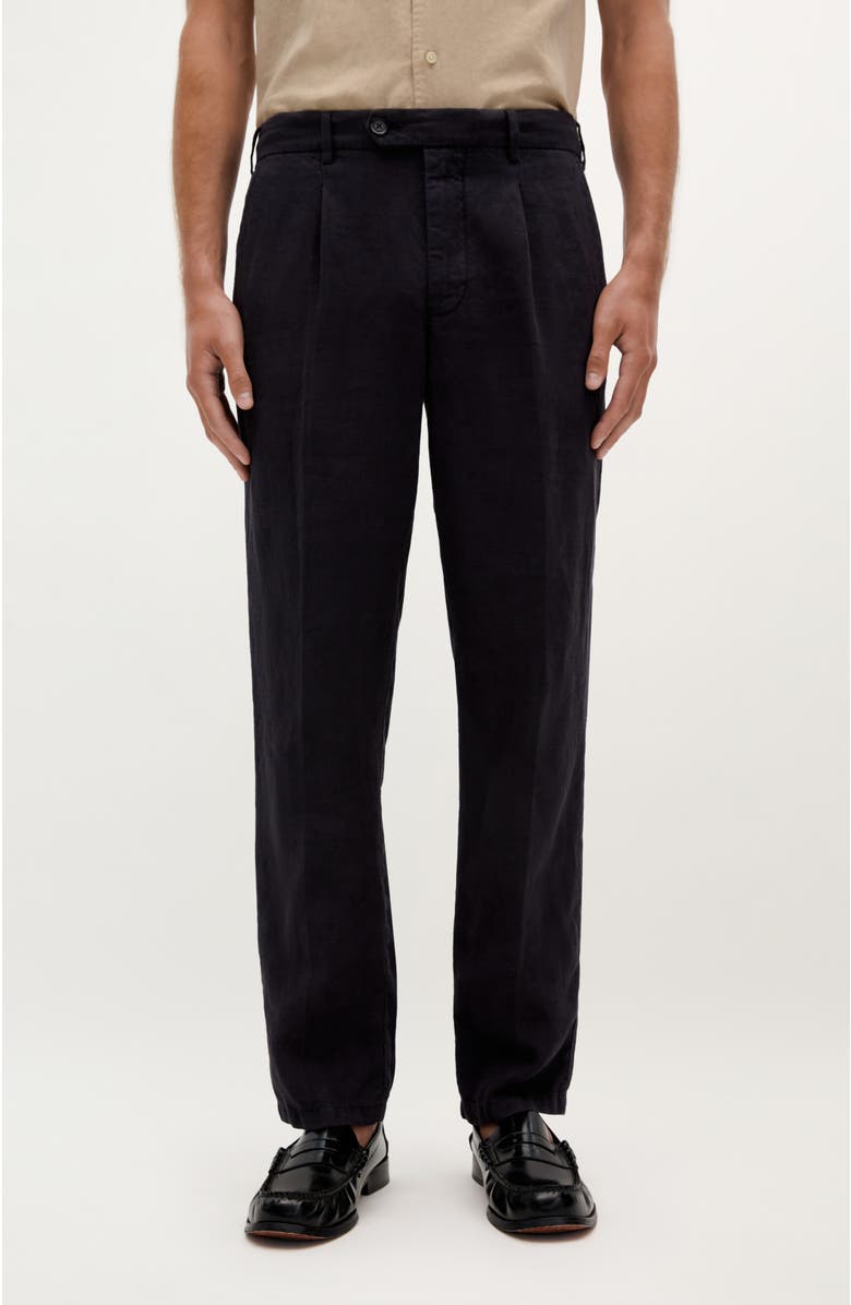 Scalpers Firenze Linnen Pants, Main, color, Navy
