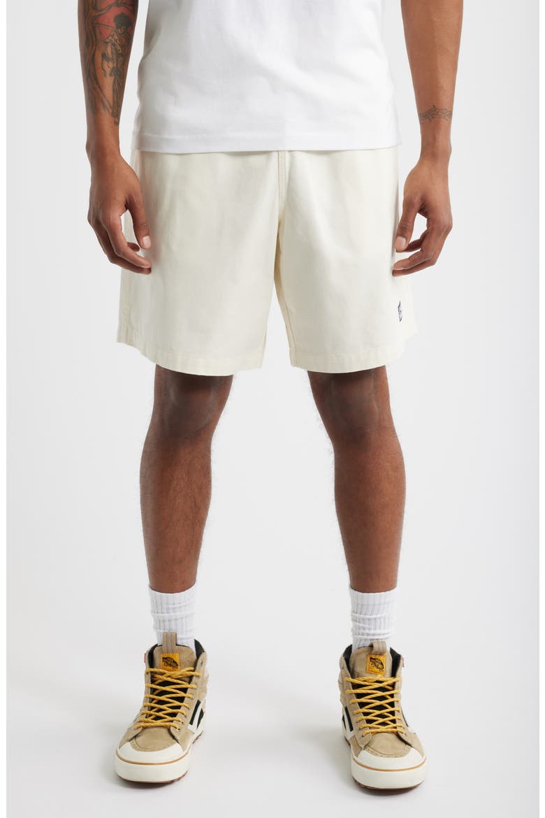 Men's Easy Relaxed Cotton Twill Shorts, Main, color, UNBLEACHED
