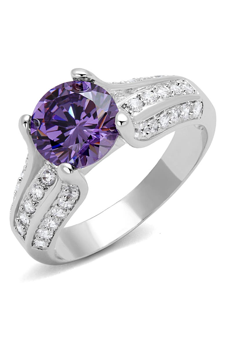 Covet CZ Engagement Ring, Main, color, 