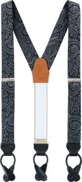 Trafalgar Sobee Paisley Silk Suspenders
