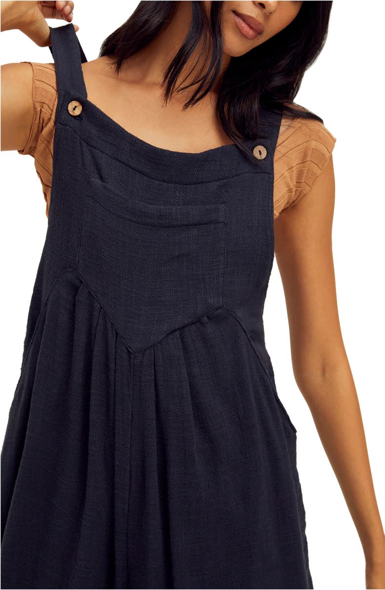 Free People Sundrenched Overalls, Alternate, color, 