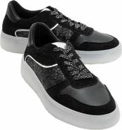 Forever & Always Shoes Felipe Glitter Leather Sneakers