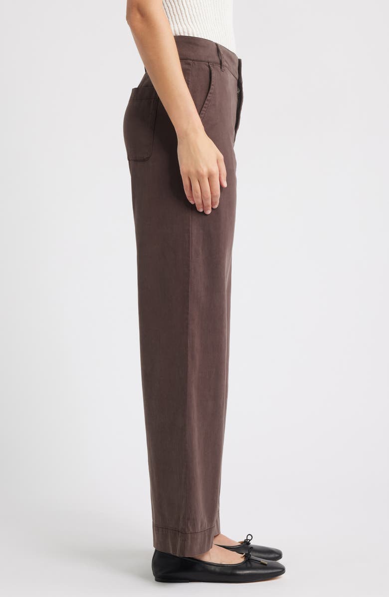 Bella Dahl Sydney Wide Leg Pants, Alternate, color, Chestnut Brown