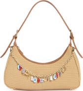 Madden Girl Straw Shoulder Bag