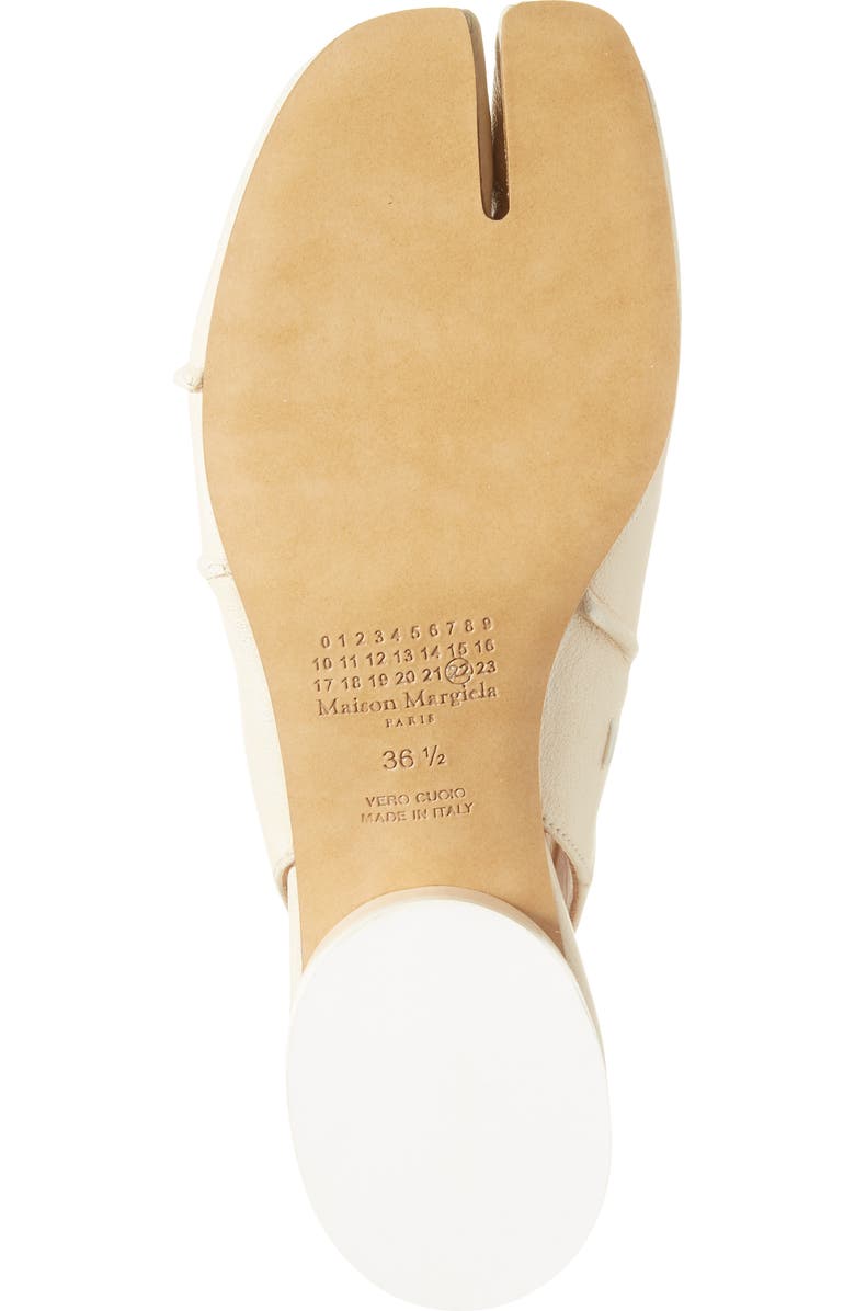 Maison Margiela Tabi Slingback Pump, Alternate, color, White