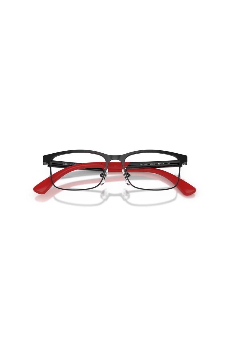 48mm Rectangle optical glasses, Alternate, color, Black