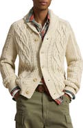 Polo Ralph Lauren Shawl Collar Cable Knit Cardigan
