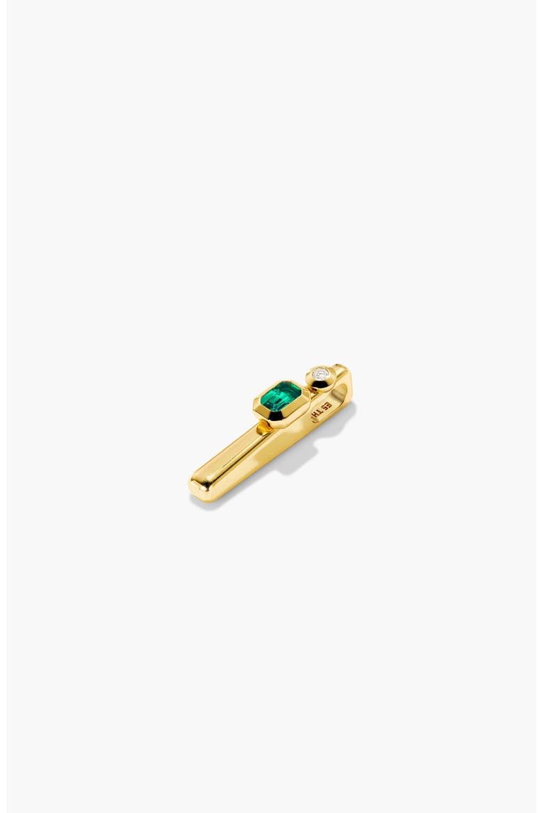Puzzle Sliding Charm, Alternate, color, Lab Grown Emerald