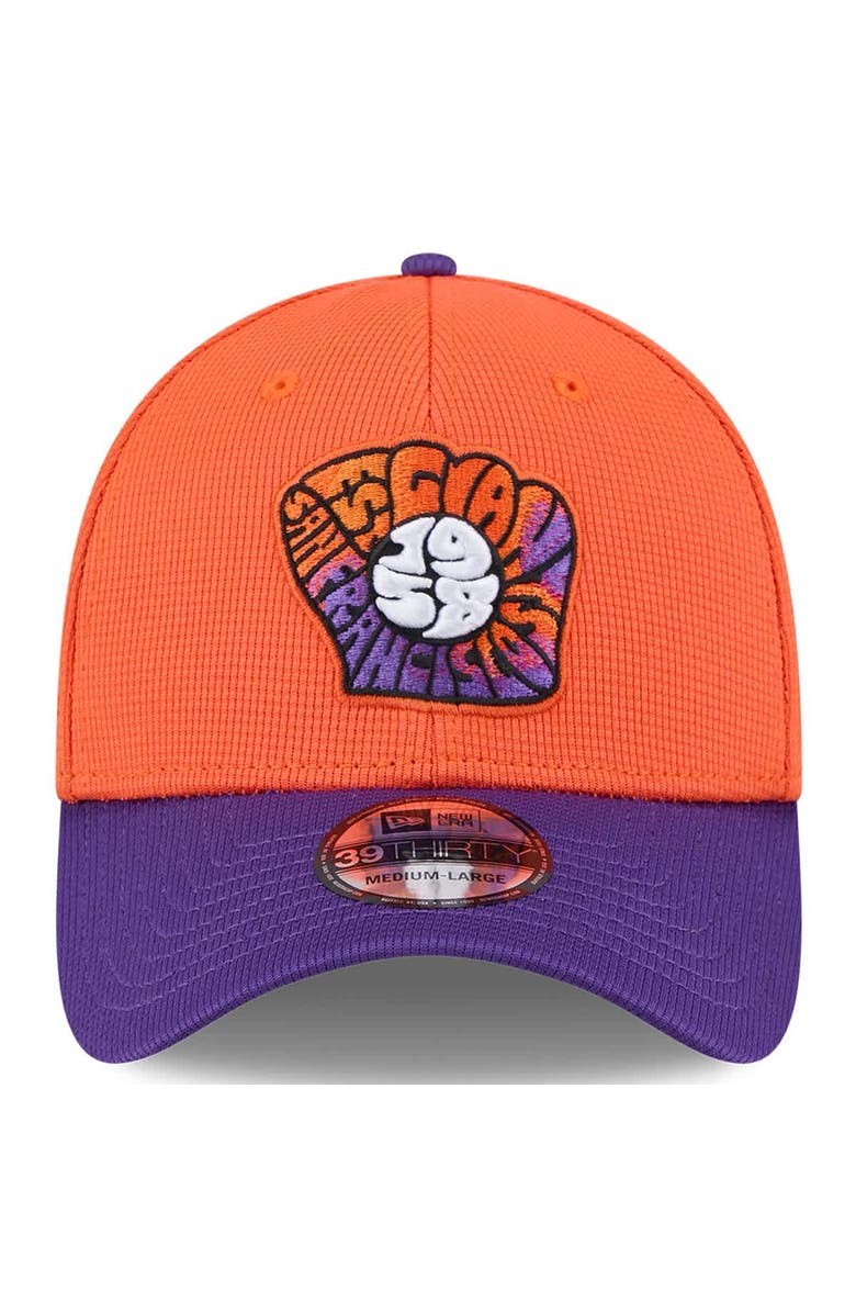 New Era Men's New Era Orange/Purple San Francisco Giants 2025 City Connect Batting Practice 39THIRTY Flex Hat, Alternate, color, Orange