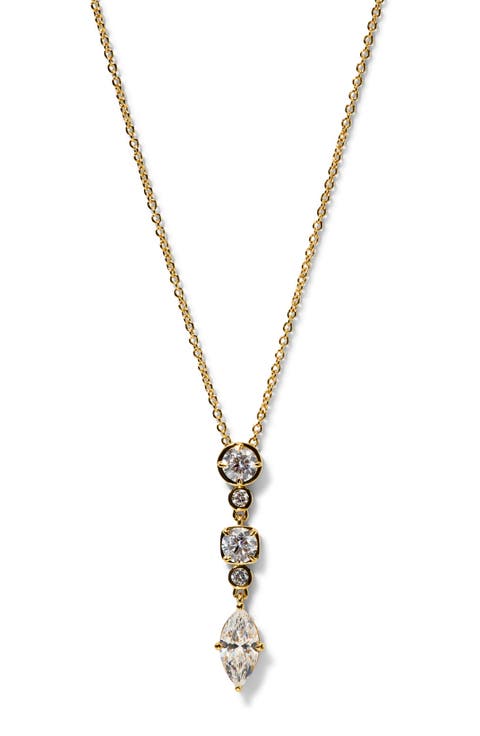 Delancey Short Cubic Zirconia Y-Necklace