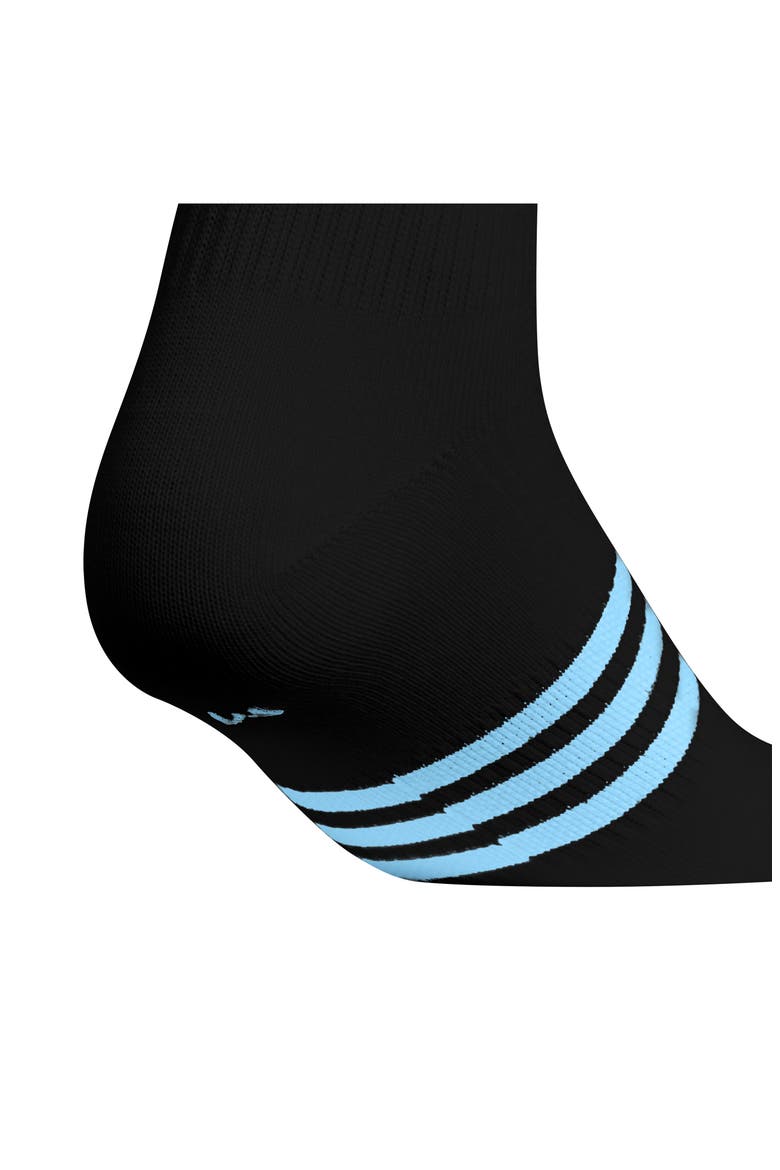 Kids' Superlire 3.0 6-Pack Quarter Socks, Alternate, color, BLACK