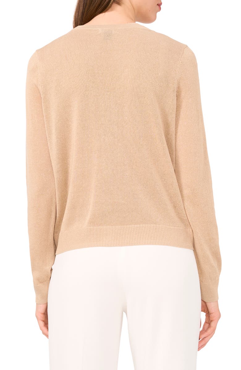 Halogen<sup>®</sup> V-Neck Cardigan, Alternate, color, Oxford Tan