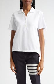 Thom Browne Stripe Piqué Polo