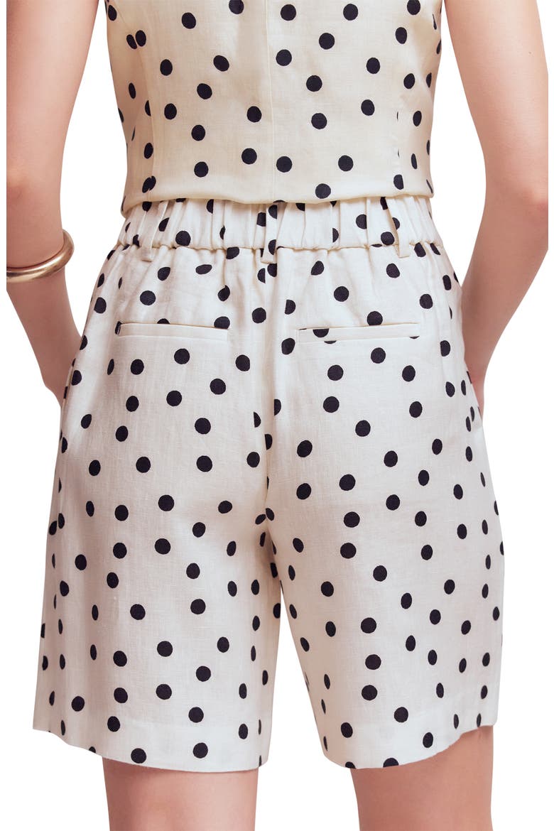 Kensington Linen Shorts, Alternate, color, PAPYRUS, SPOT