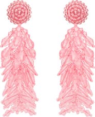 Oscar de la Renta Cluster Tassel Earrings
