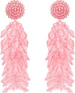 Oscar de la Renta Cluster Tassel Earrings