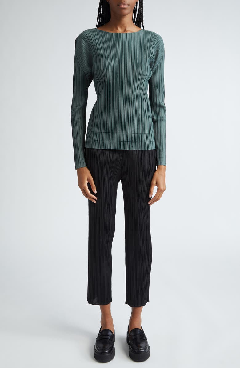 Pleats Please Issey Miyake Soft Pleated Top, Alternate, color, 