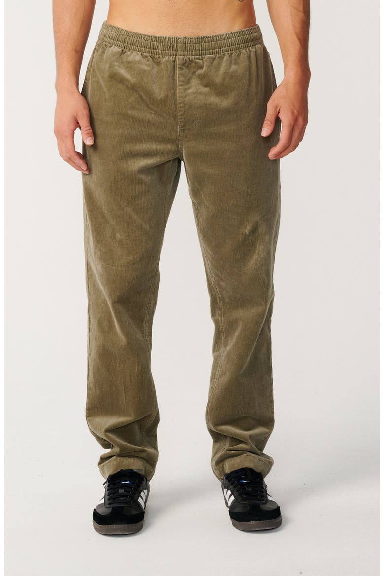 Classic Surf Cord Beach Pants, Main, color, SURPLUS GREEN