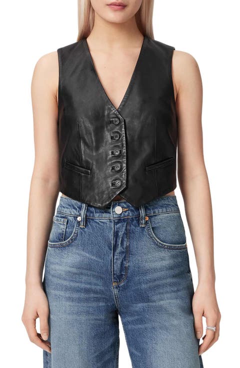 Arla Leather Vest