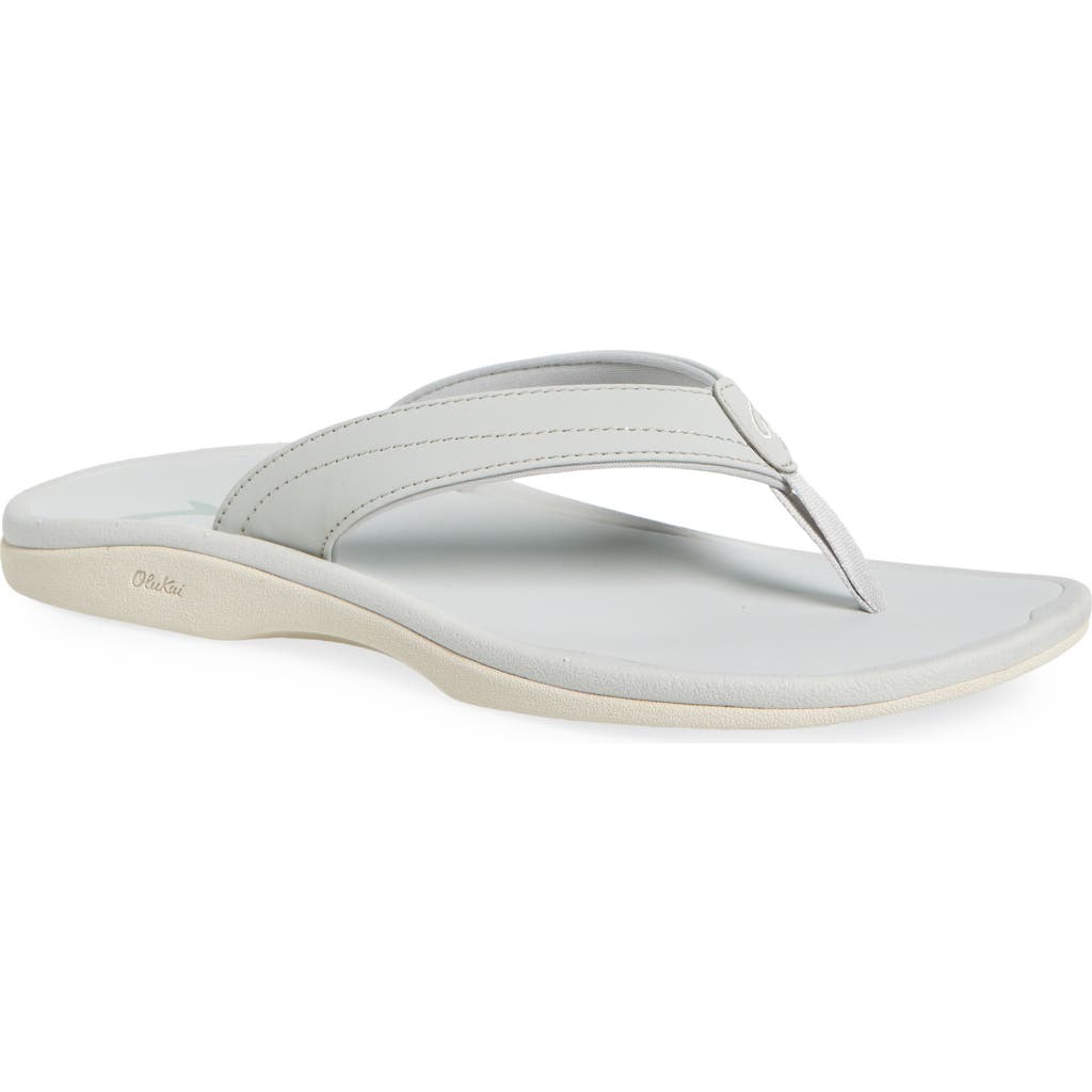 Olukai Ohana Flip Flop In Gray