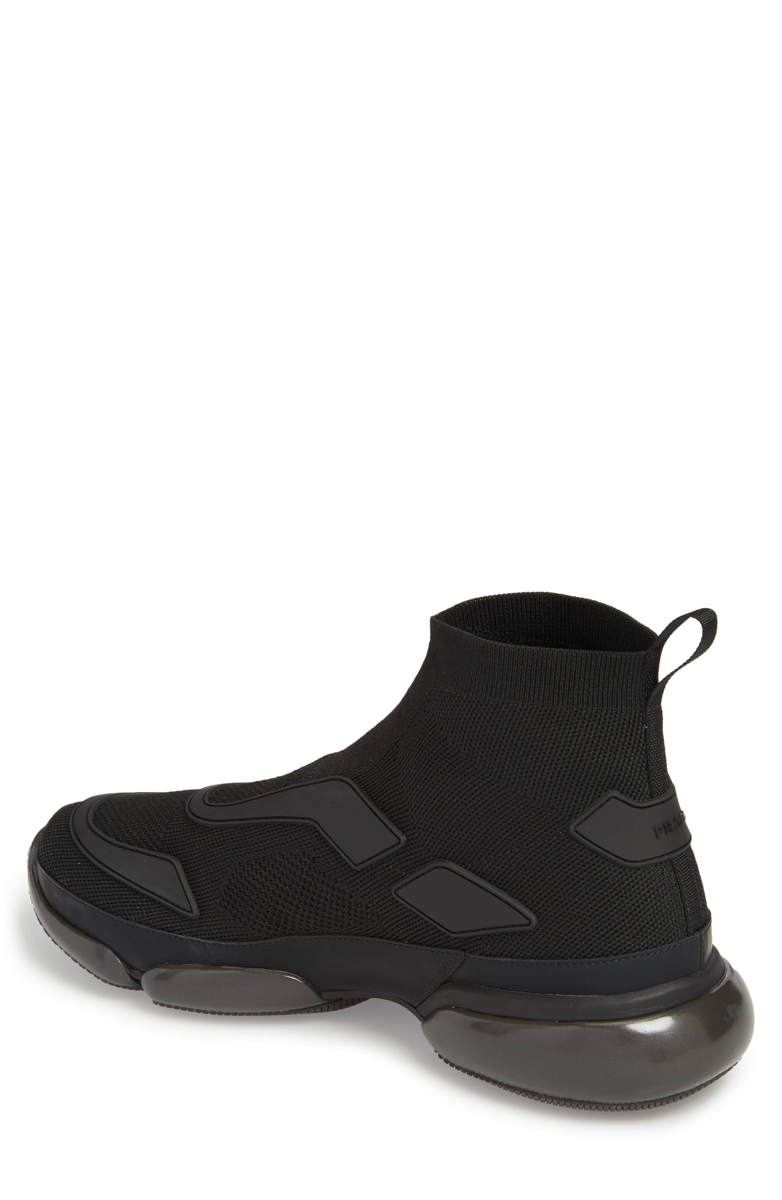 Prada Cloudburst High Top Sneaker, Alternate, color, 