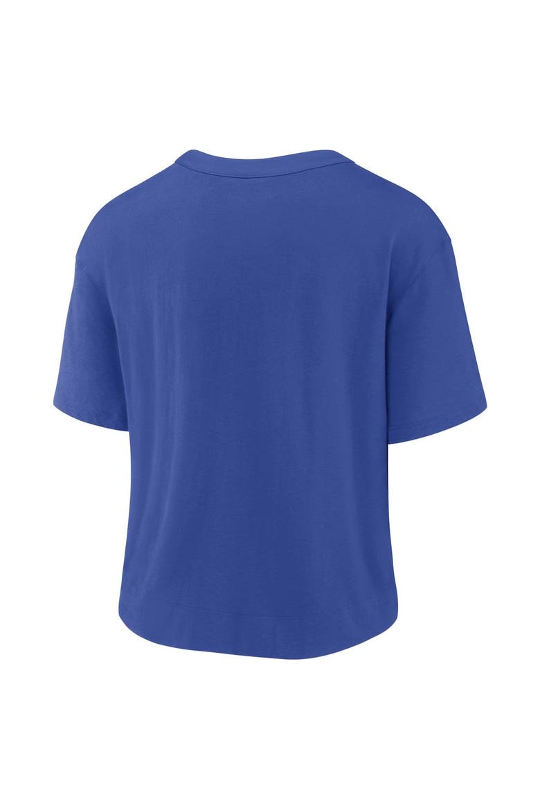 Women's Nike Royal/Bone Los Angeles Rams High Hip Fashion T-Shirt, Alternate, color, Royal