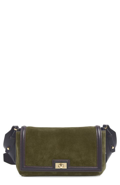 Mortimer Suede Crossbody Bag