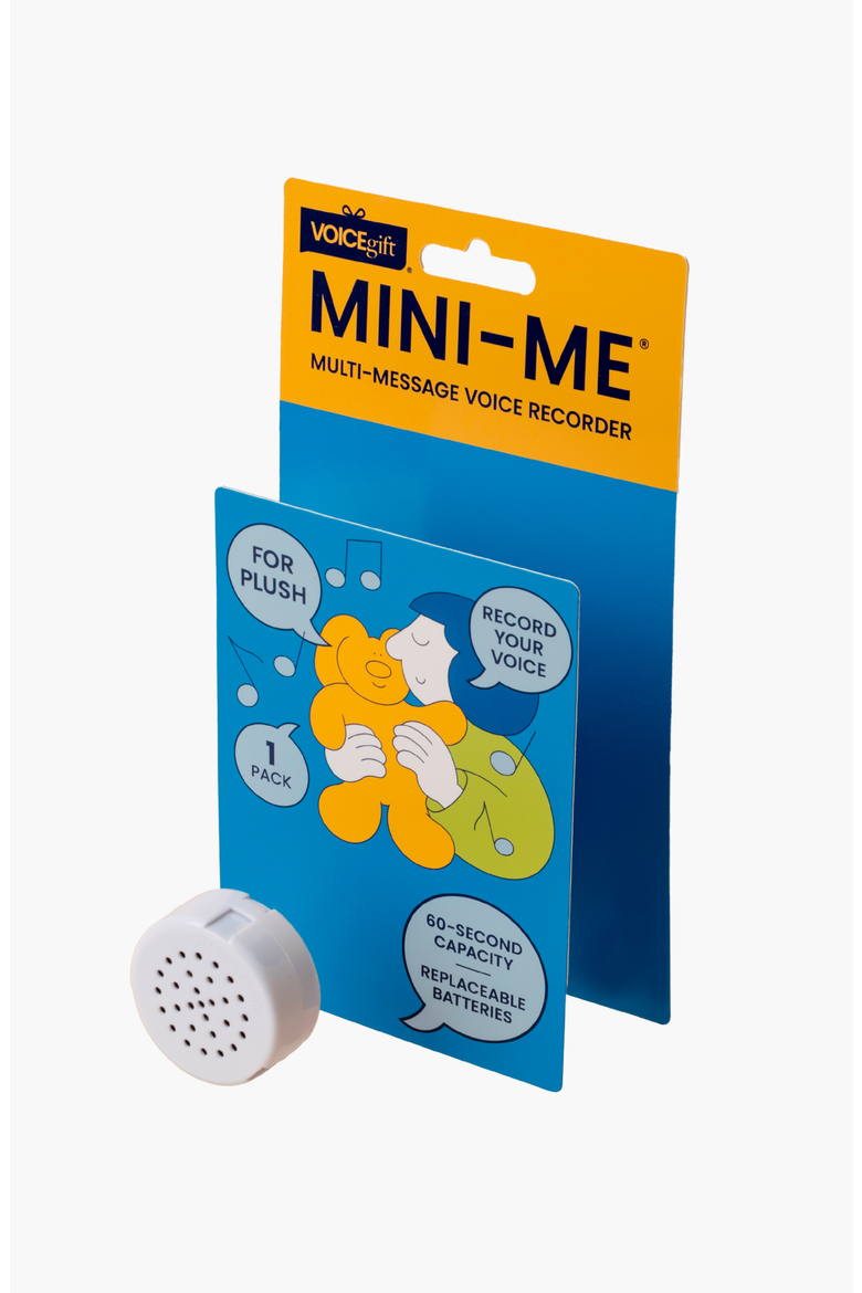 Mini-Me® OPEN Voice Recorder for Plush & Pillow, Alternate, color, White