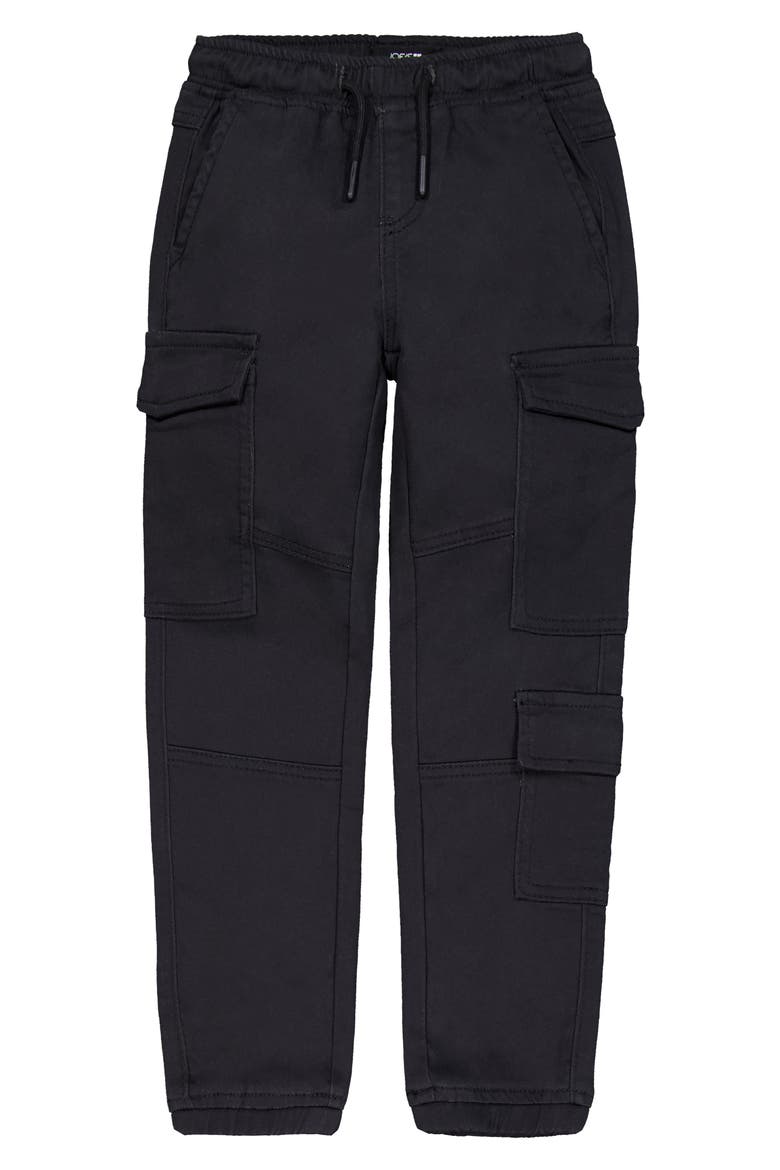 Kids' Legend Stretch Twill Cargo Jogger Pants, Main, color, BLACK