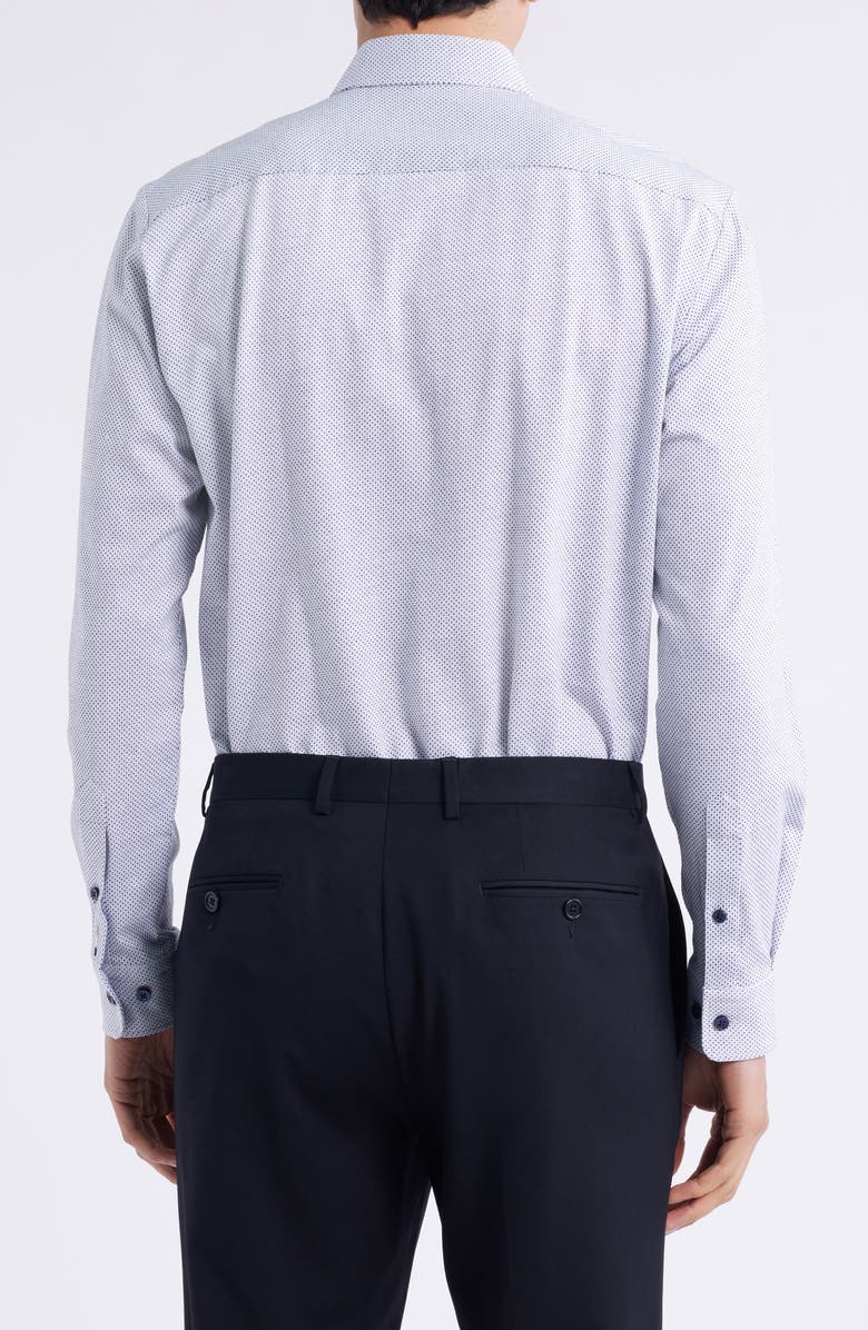 BOSS Roan Kent Slim Fit Button-Up Shirt, Alternate, color, White