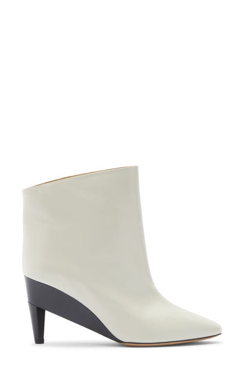 Isabel Marant Dylvee Pointed Toe Boot In White