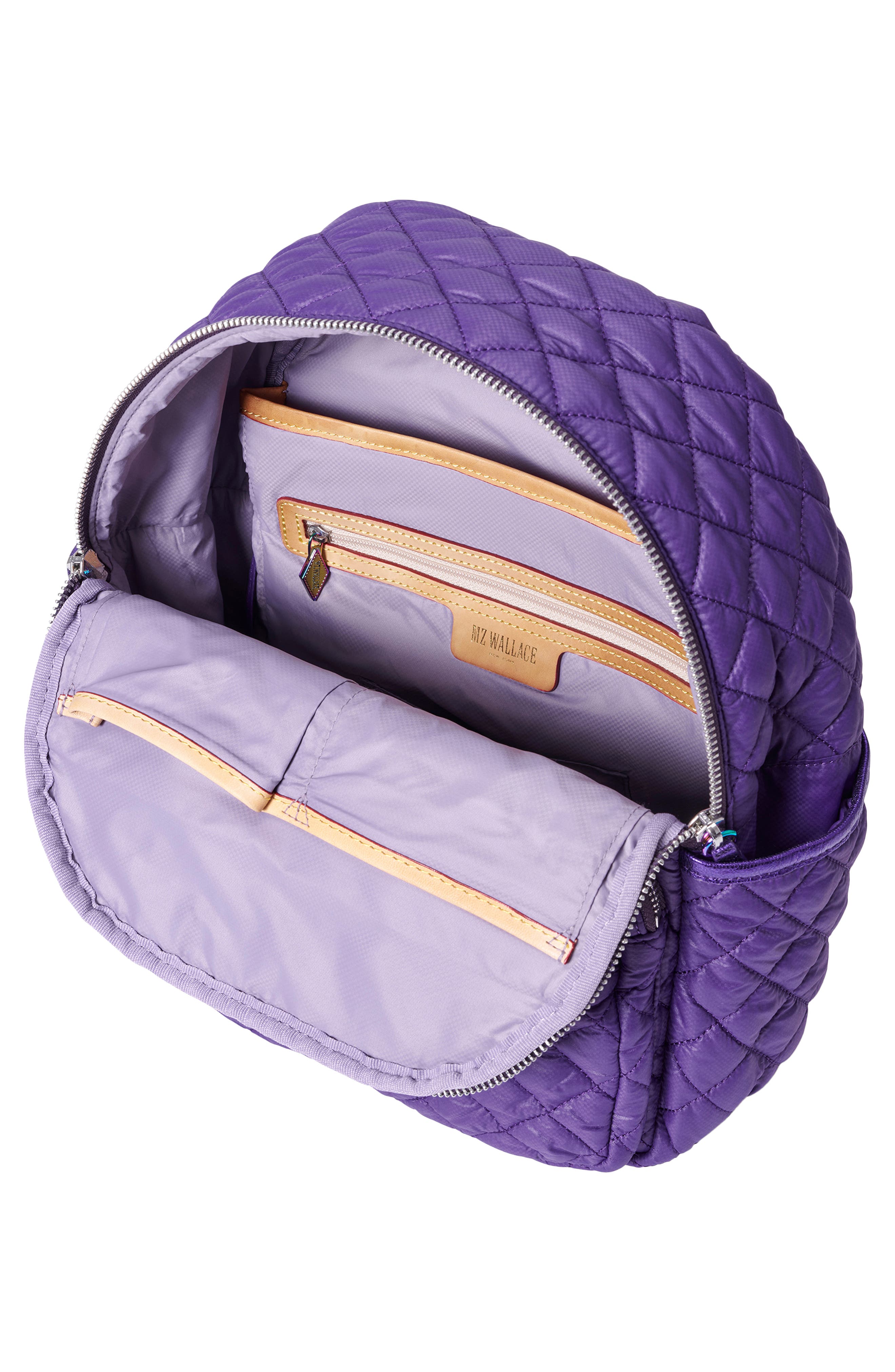MZ Wallace Small Crosby Quilted Backpack, Alternate, color, 