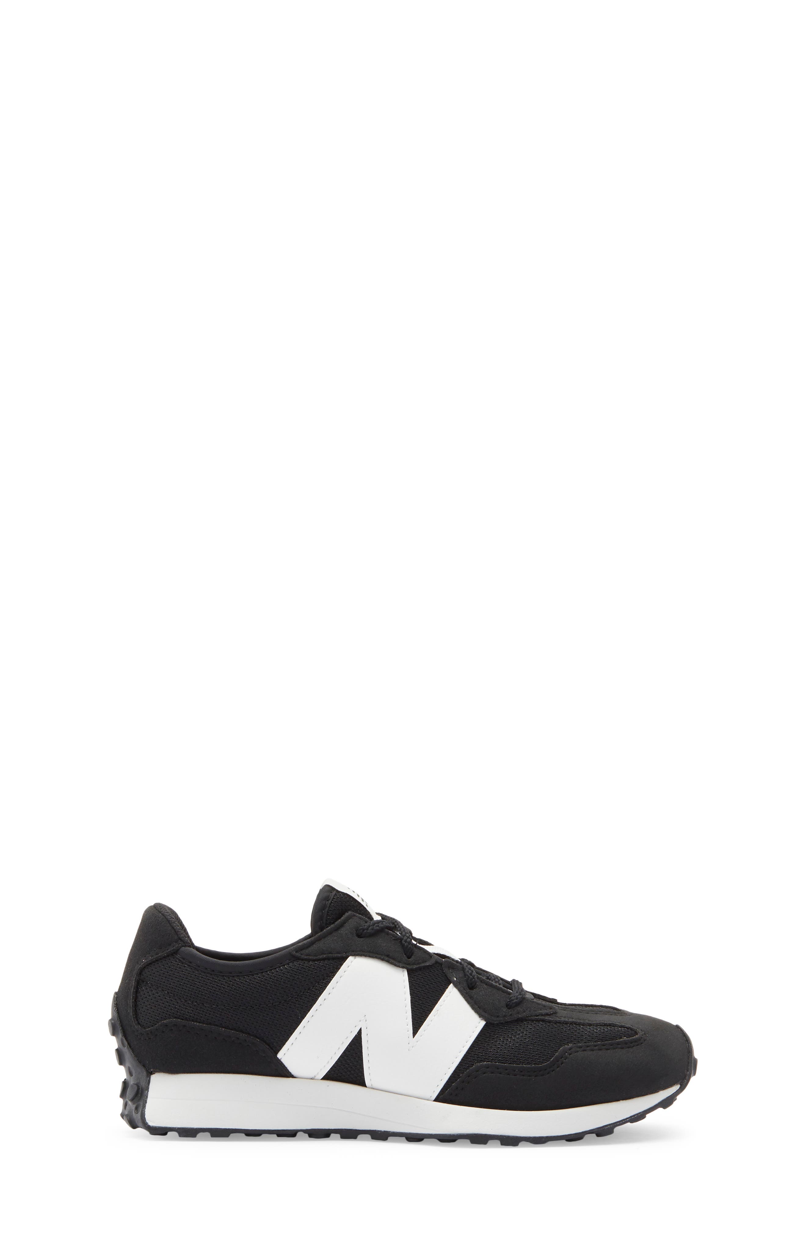 Kids' 327 Sneaker, Alternate, color, BLACK/ WHITE