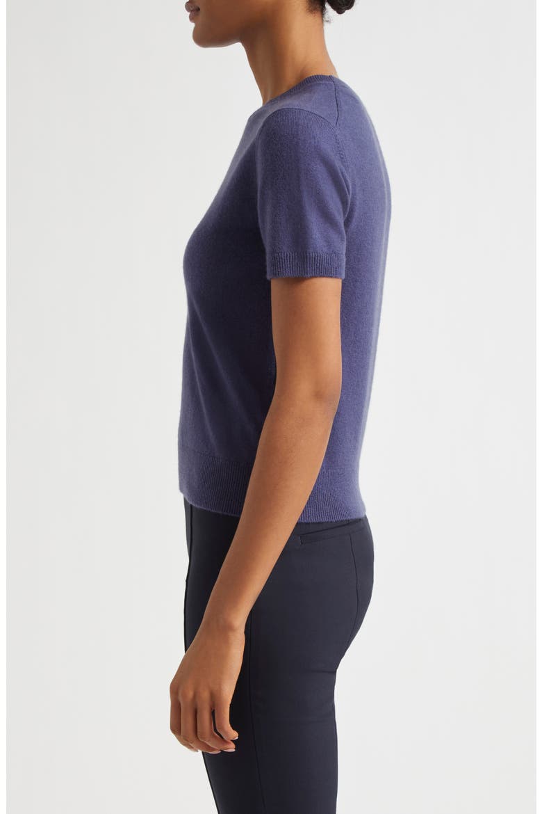 Wool & Cashmere Blend Crewneck Sweater, Alternate, color, DARK PERIWINKLE