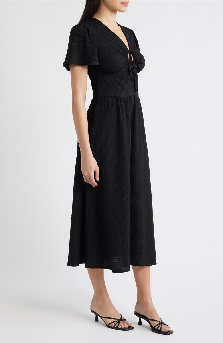 Loveappella Keyhole Midi Dress, Alternate, color,