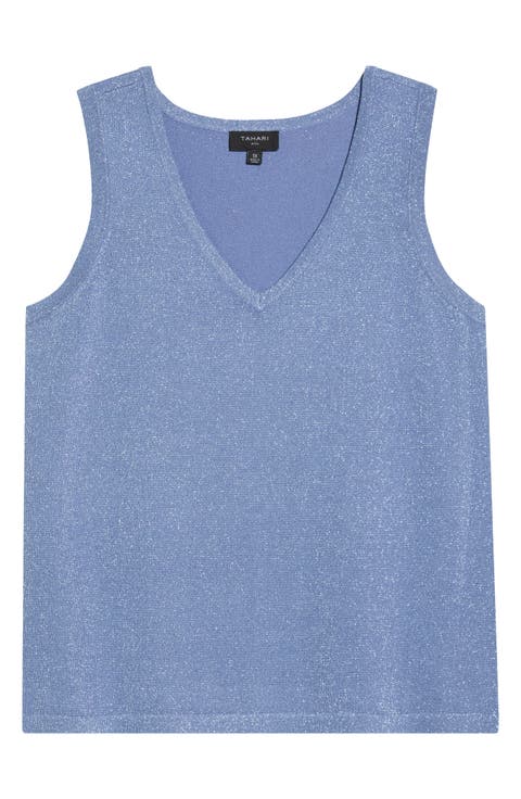 Metallic Sweater Tank