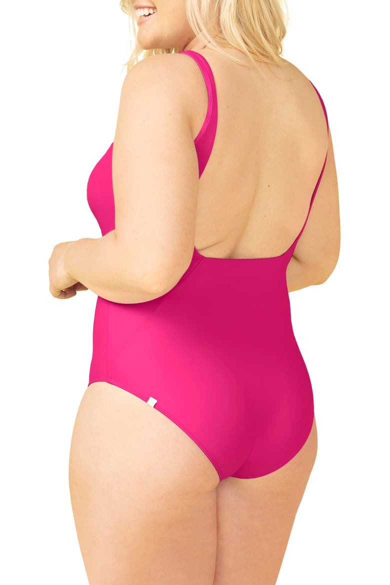The Sailor One-Piece Swimsuit, Alternate, color, PURPLE
